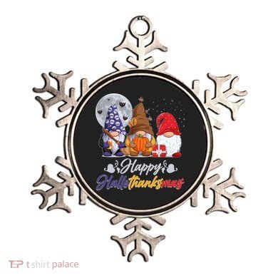 Happy Hallothanksmas Gnomes Ornament