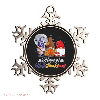 Happy Hallothanksmas Gnomes Ornament