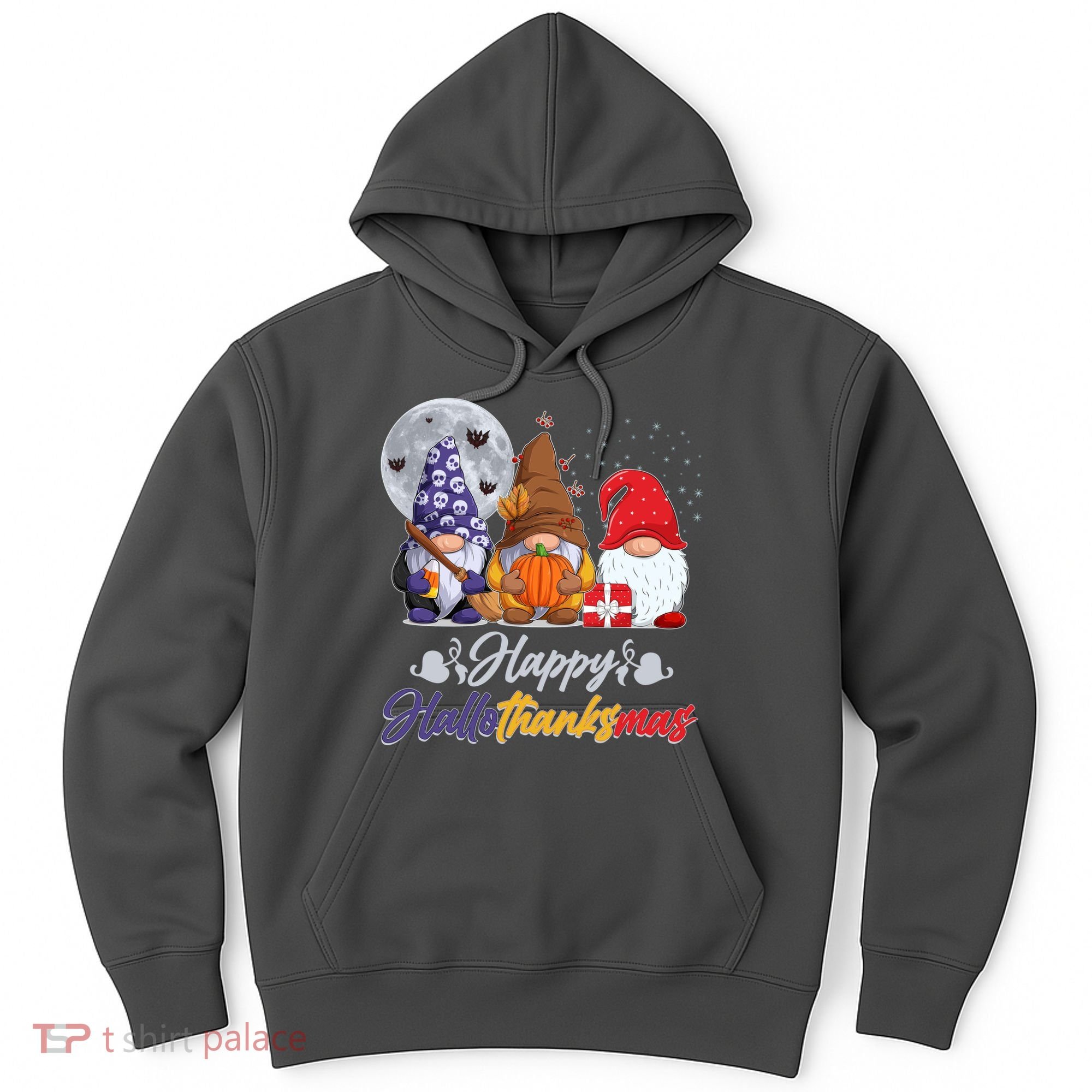 Happy Hallothanksmas Gnomes Hoodie