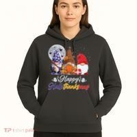 Happy Hallothanksmas Gnomes Hoodie thumb 5