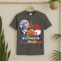 Happy Hallothanksmas Gnomes T-Shirt thumb 2