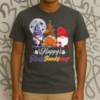 Happy Hallothanksmas Gnomes T-Shirt thumb 3