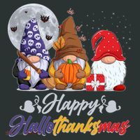 Happy Hallothanksmas Gnomes T-Shirt thumb 7