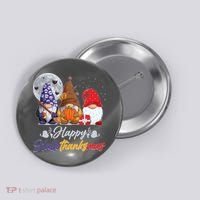 Happy Hallothanksmas Gnomes Button thumb 0
