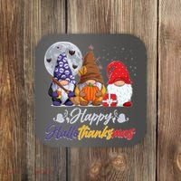 Happy Hallothanksmas Gnomes Coaster thumb 0
