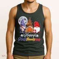 Happy Hallothanksmas Gnomes Tank Top thumb 3