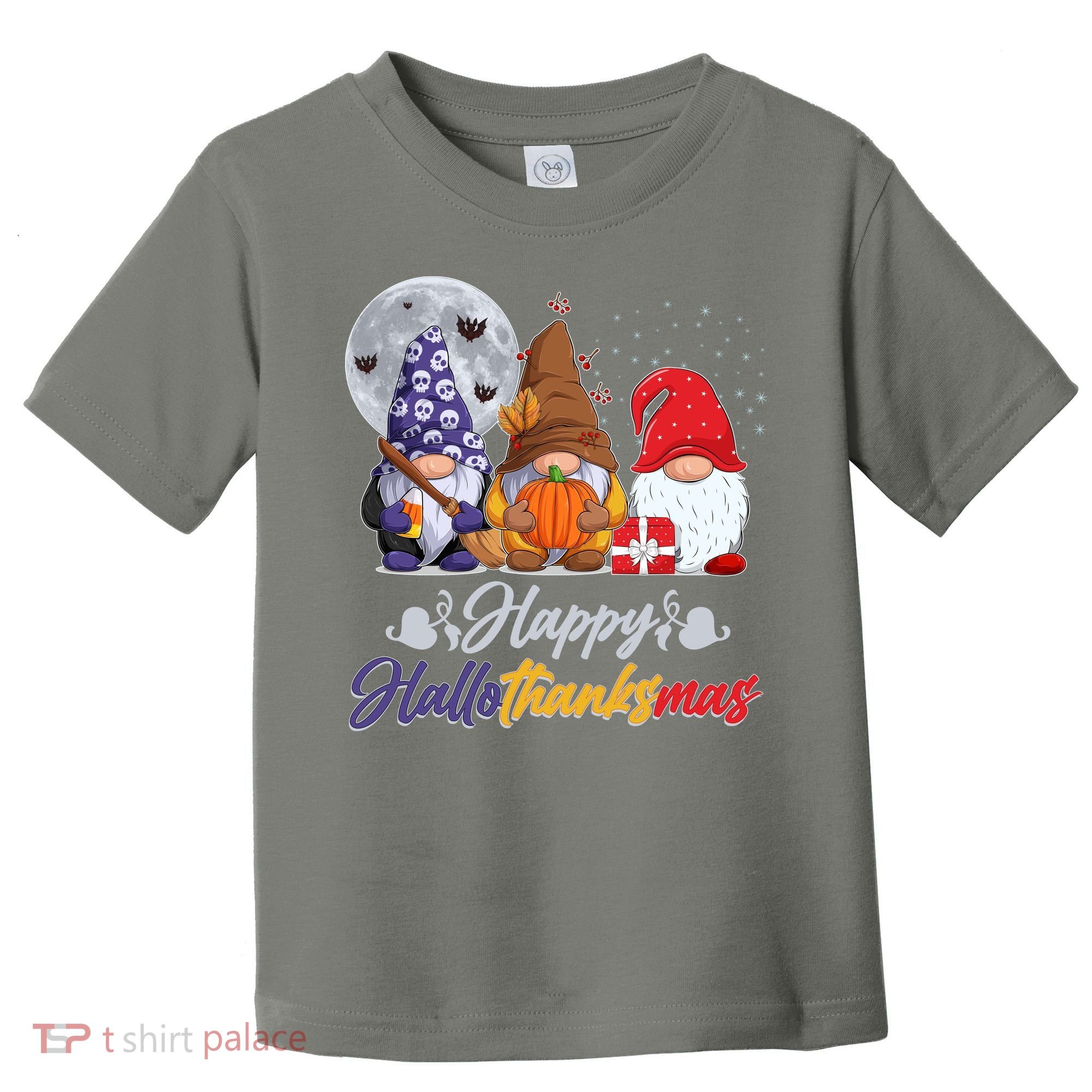 Happy Hallothanksmas Gnomes Toddler T-Shirt