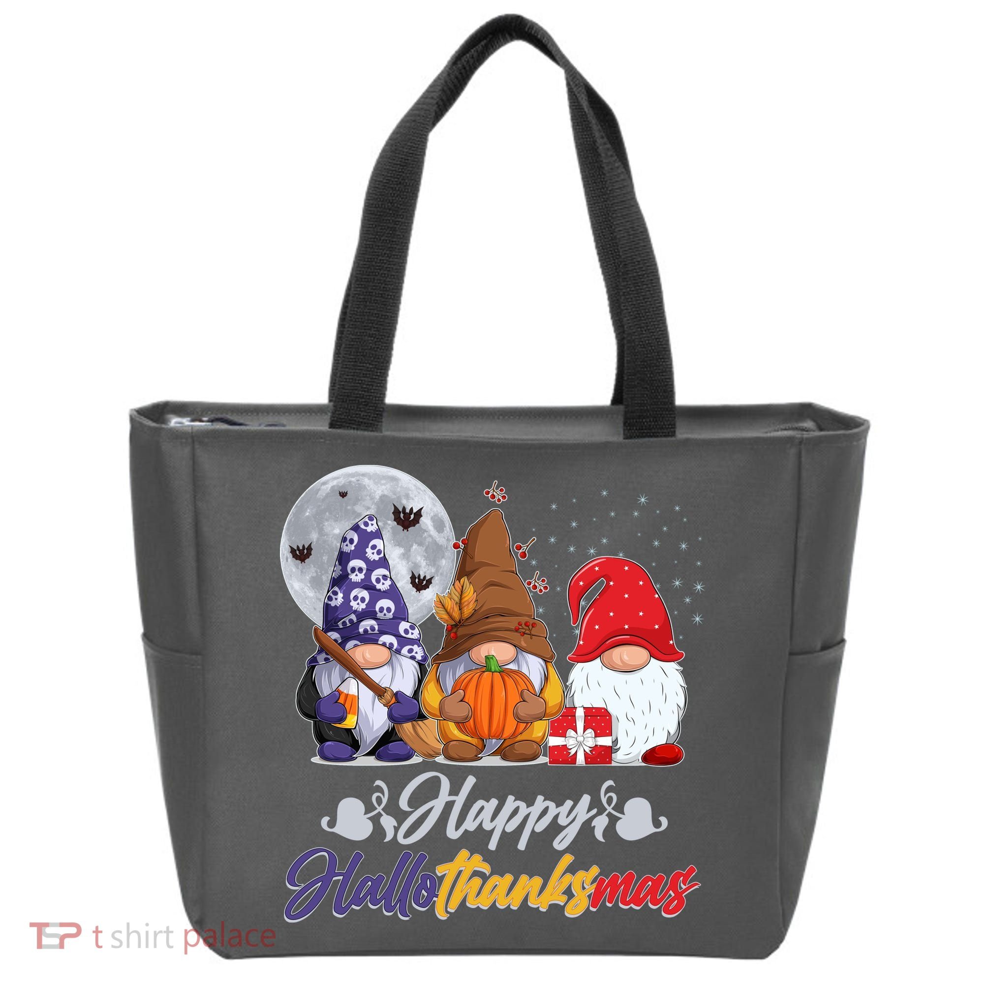 Happy Hallothanksmas Gnomes Tote Bag