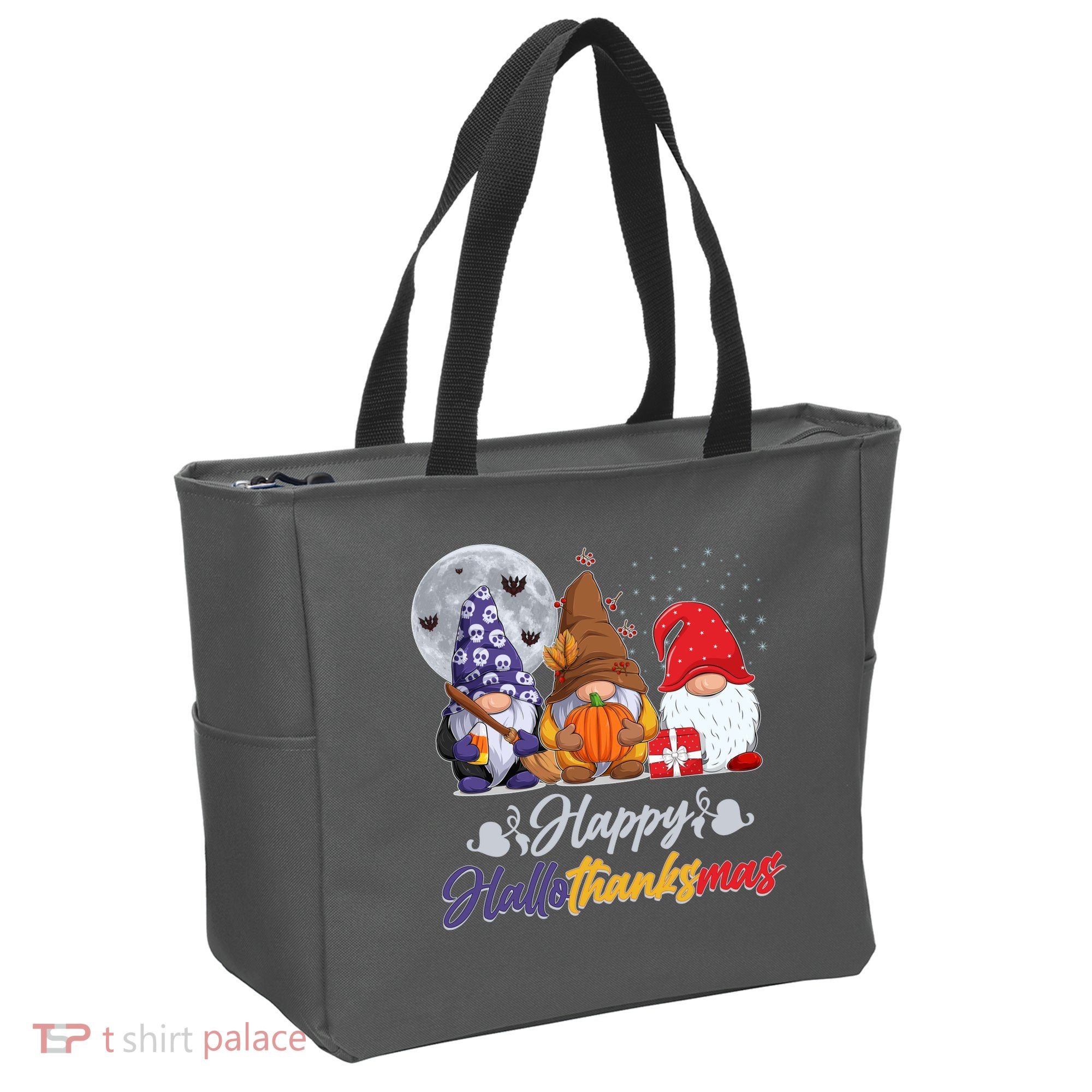 Happy Hallothanksmas Gnomes Tote Bag