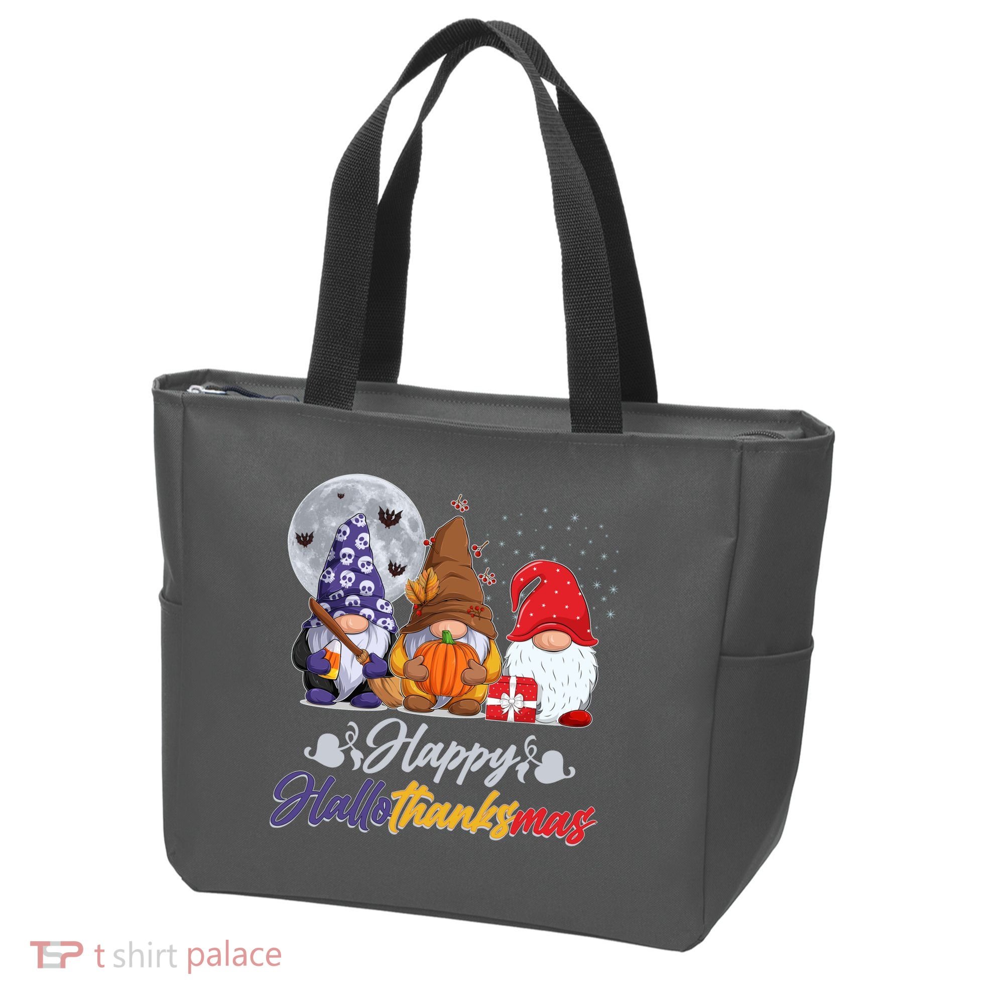 Happy Hallothanksmas Gnomes Tote Bag