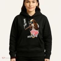 Hustle Hound Gambling Dog Tee Hoodie thumb 5