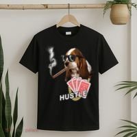 Hustle Hound Gambling Dog Tee T-Shirt thumb 2
