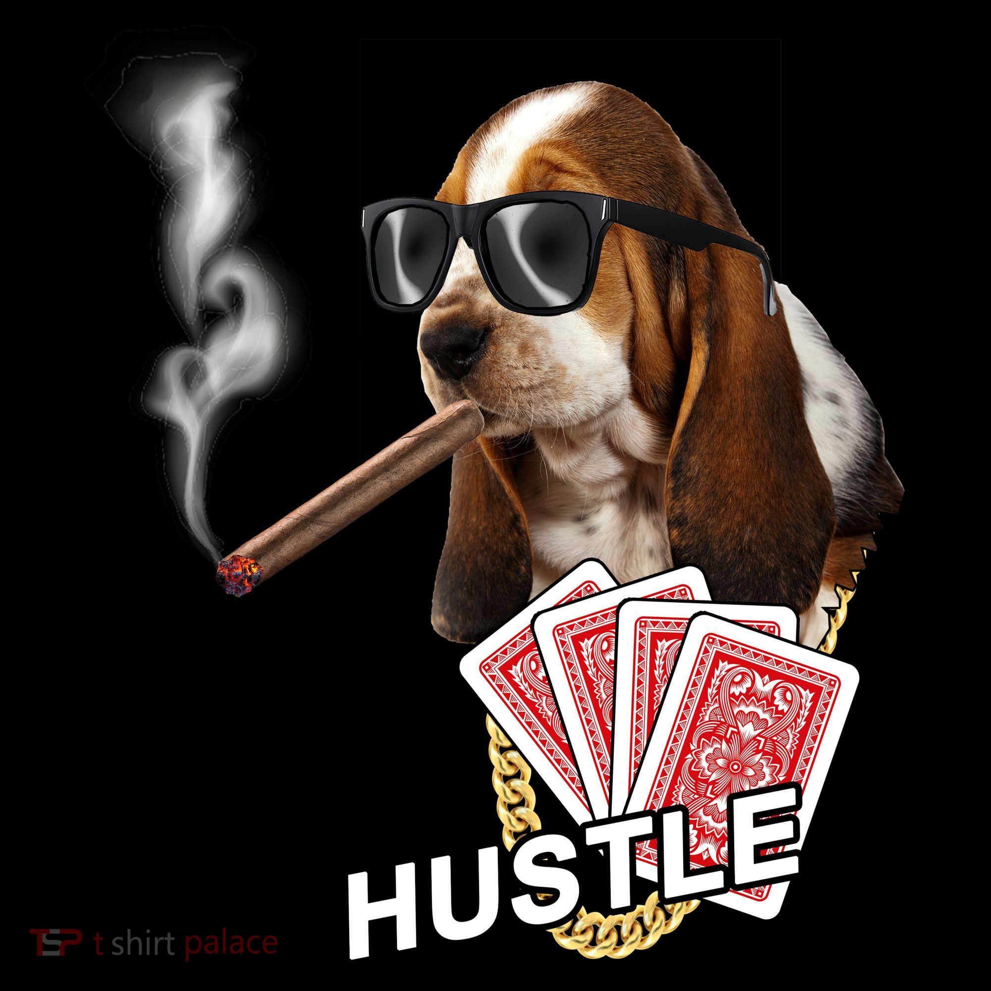 Hustle Hound Gambling Dog Tee Coffee Mug