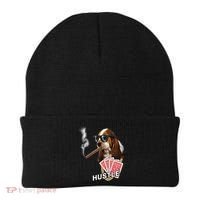 Hustle Hound Gambling Dog Tee Beanie thumb 0