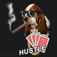 Hustle Hound Gambling Dog Tee Women's Hoodie thumb 2