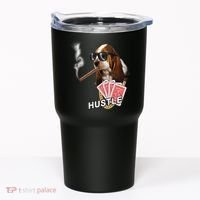 Hustle Hound Gambling Dog Tee Tumbler thumb 0
