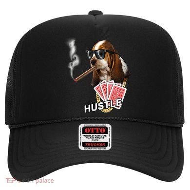 Hustle Hound Gambling Dog Tee Hat
