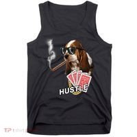 Hustle Hound Gambling Dog Tee Tank Top thumb 0