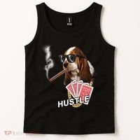 Hustle Hound Gambling Dog Tee Tank Top thumb 2