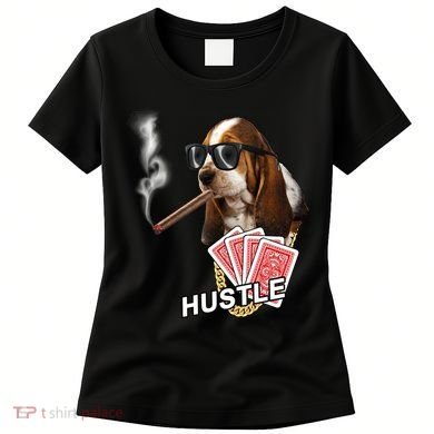 Hustle Hound Gambling Dog Tee Women's T-Shirt