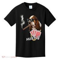 Hustle Hound Gambling Dog Tee Kids T-Shirt thumb 0