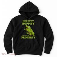 Hippity Hoppity Get Off My Property Frog Meme Hoodie thumb 0