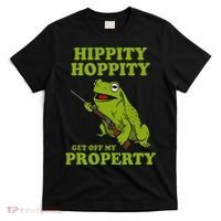 Hippity Hoppity Get Off My Property Frog Meme T-Shirt thumb 0