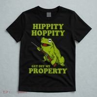 Hippity Hoppity Get Off My Property Frog Meme T-Shirt thumb 5