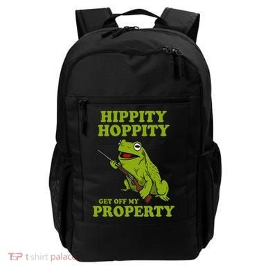 Hippity Hoppity Get Off My Property Frog Meme Backpack