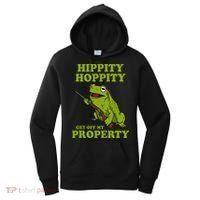 Hippity Hoppity Get Off My Property Frog Meme Women's Hoodie thumb 0