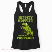 Hippity Hoppity Get Off My Property Frog Meme Women's Tank Top thumb 0