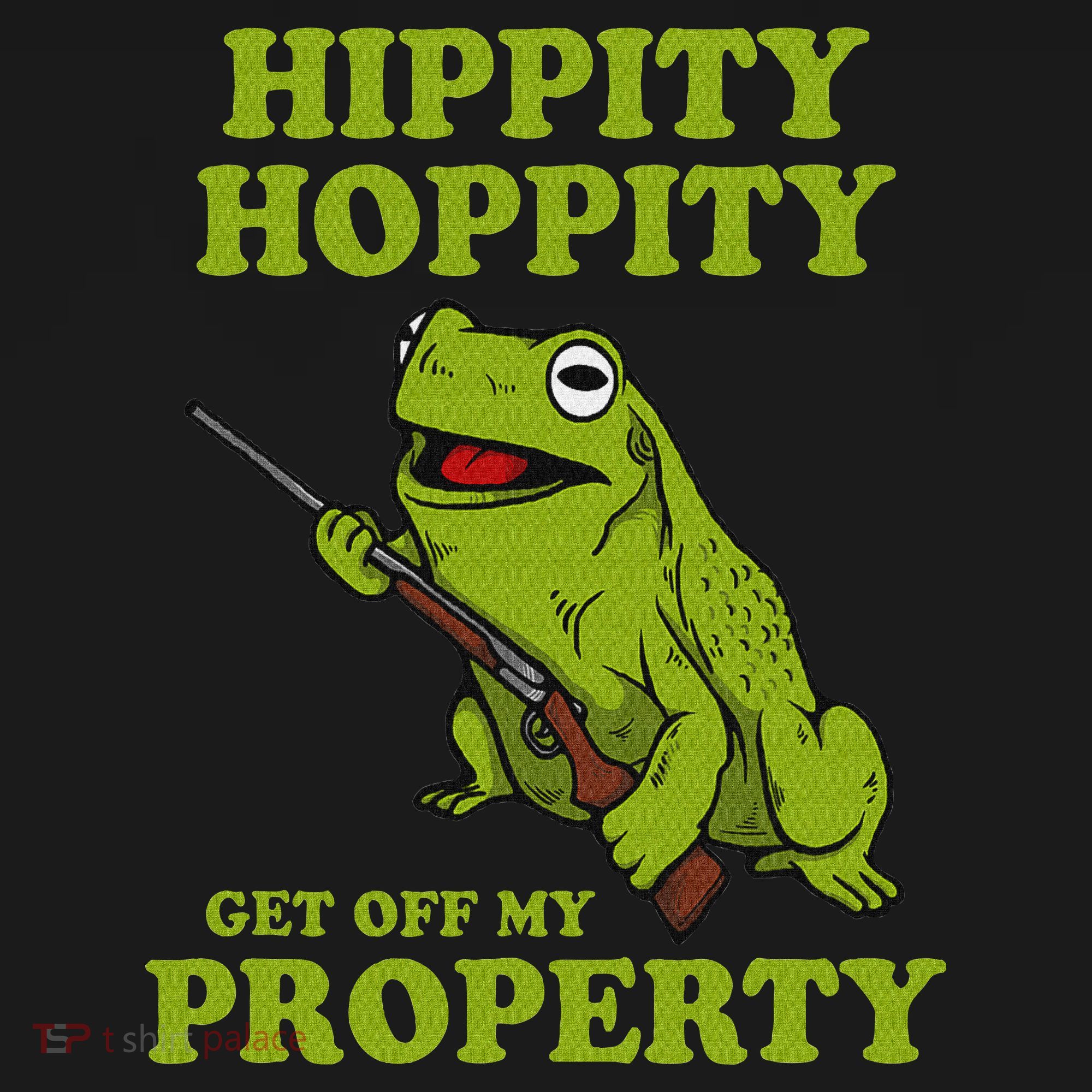 Hippity Hoppity Get Off My Property Frog Meme Baby Bodysuit