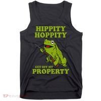Hippity Hoppity Get Off My Property Frog Meme Tank Top thumb 0