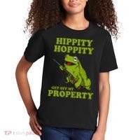 Hippity Hoppity Get Off My Property Frog Meme Kids T-Shirt thumb 2
