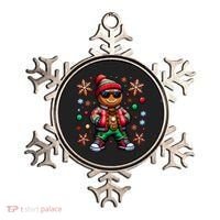 Hip Hop Gingerbread Man Xmas Funny Christmas Ornament thumb 0