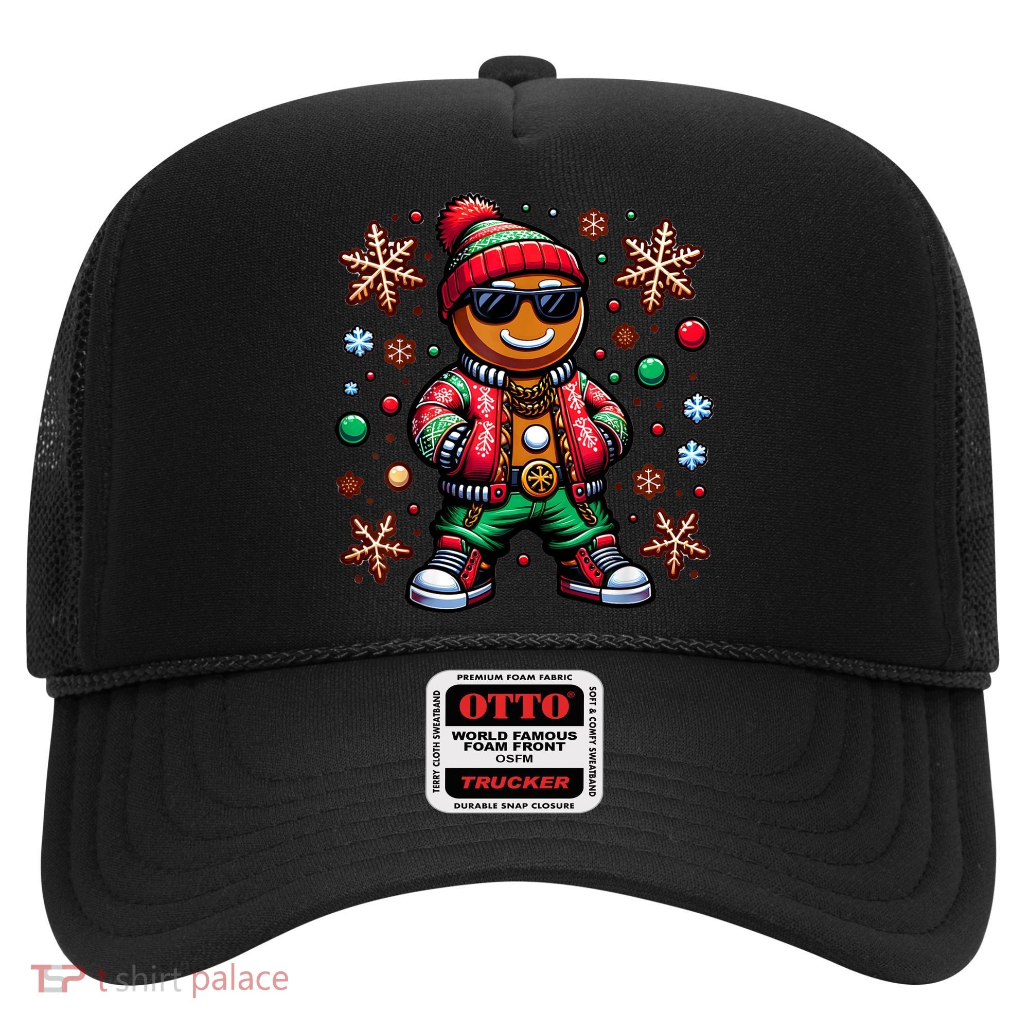 Hip Hop Gingerbread Man Xmas Funny Christmas Hat