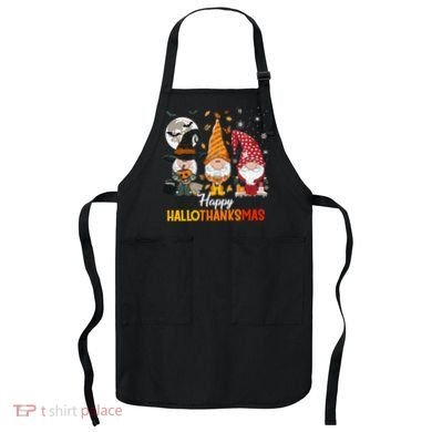 Happy Hallothanksmas Ghomes Apron