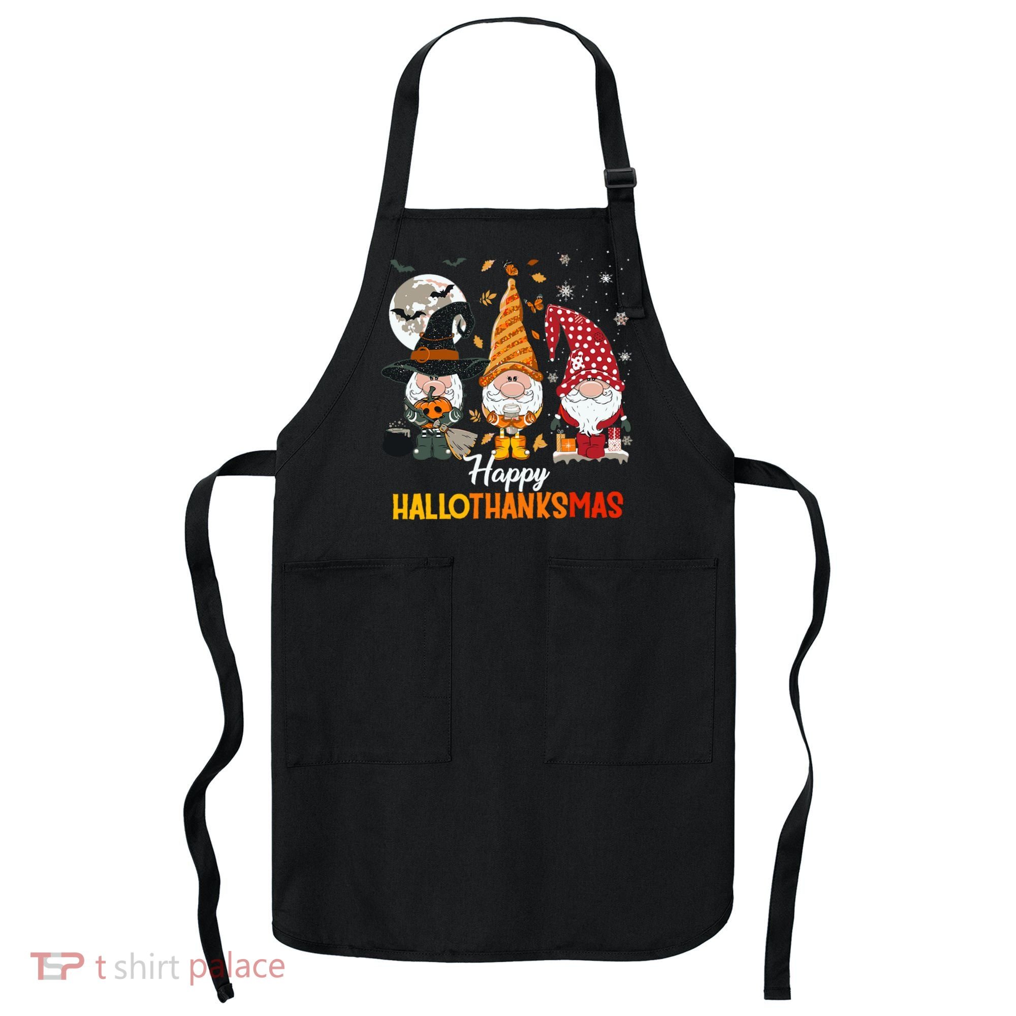 Happy Hallothanksmas Ghomes Apron