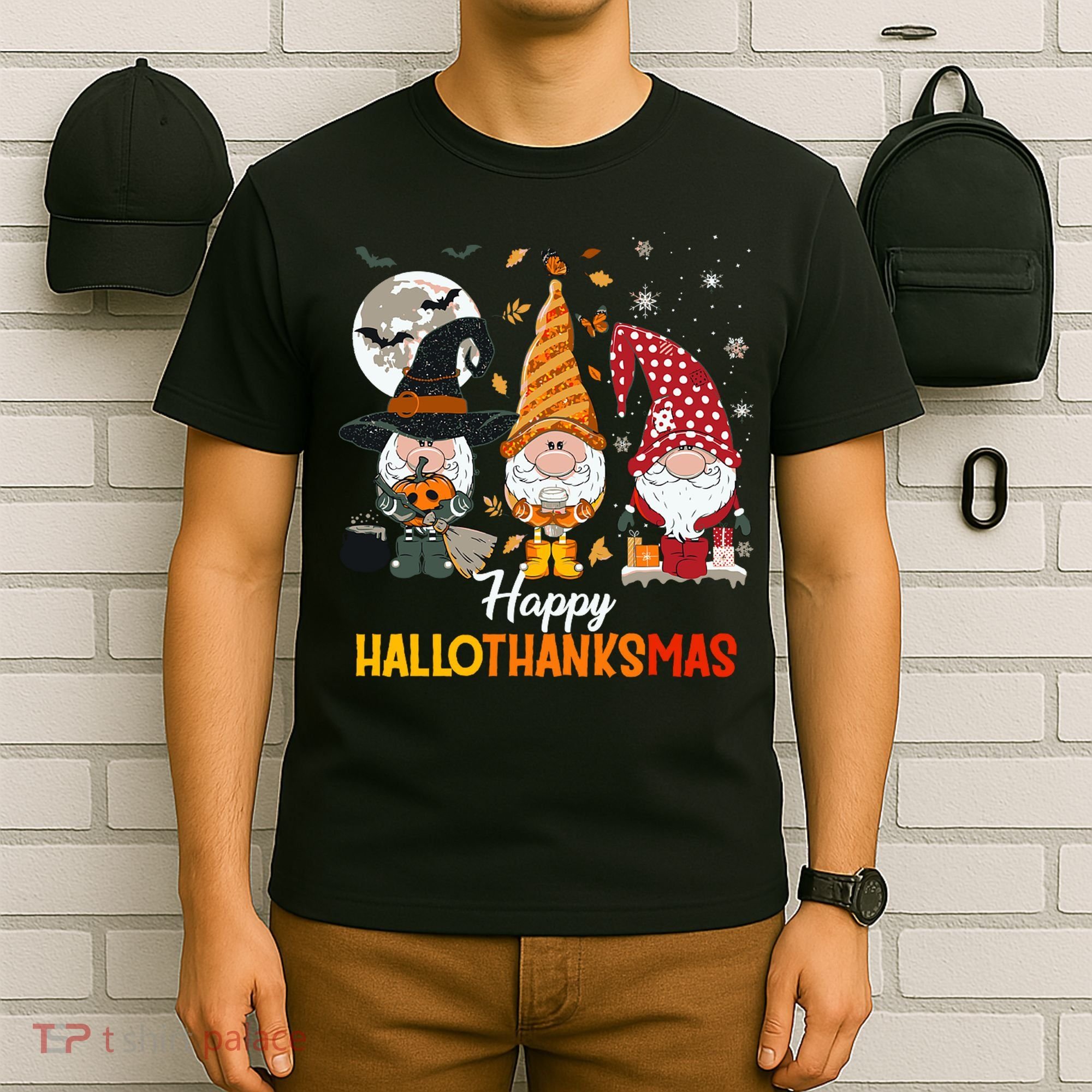 Happy Hallothanksmas Ghomes T-Shirt