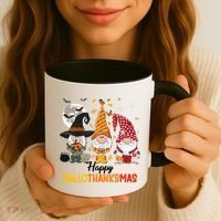 Happy Hallothanksmas Ghomes Coffee Mug thumb 3