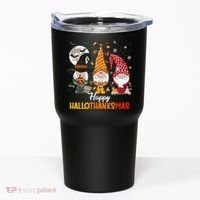 Happy Hallothanksmas Ghomes Tumbler thumb 0