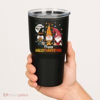 Happy Hallothanksmas Ghomes Tumbler thumb 2