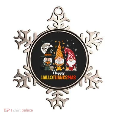 Happy Hallothanksmas Ghomes Ornament