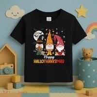 Happy Hallothanksmas Ghomes Toddler T-Shirt thumb 3