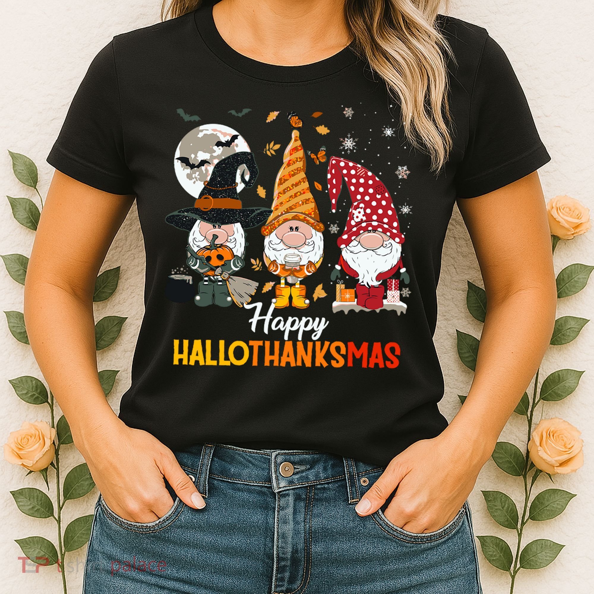 Happy Hallothanksmas Ghomes Women's T-Shirt