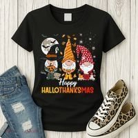 Happy Hallothanksmas Ghomes Women's T-Shirt thumb 3
