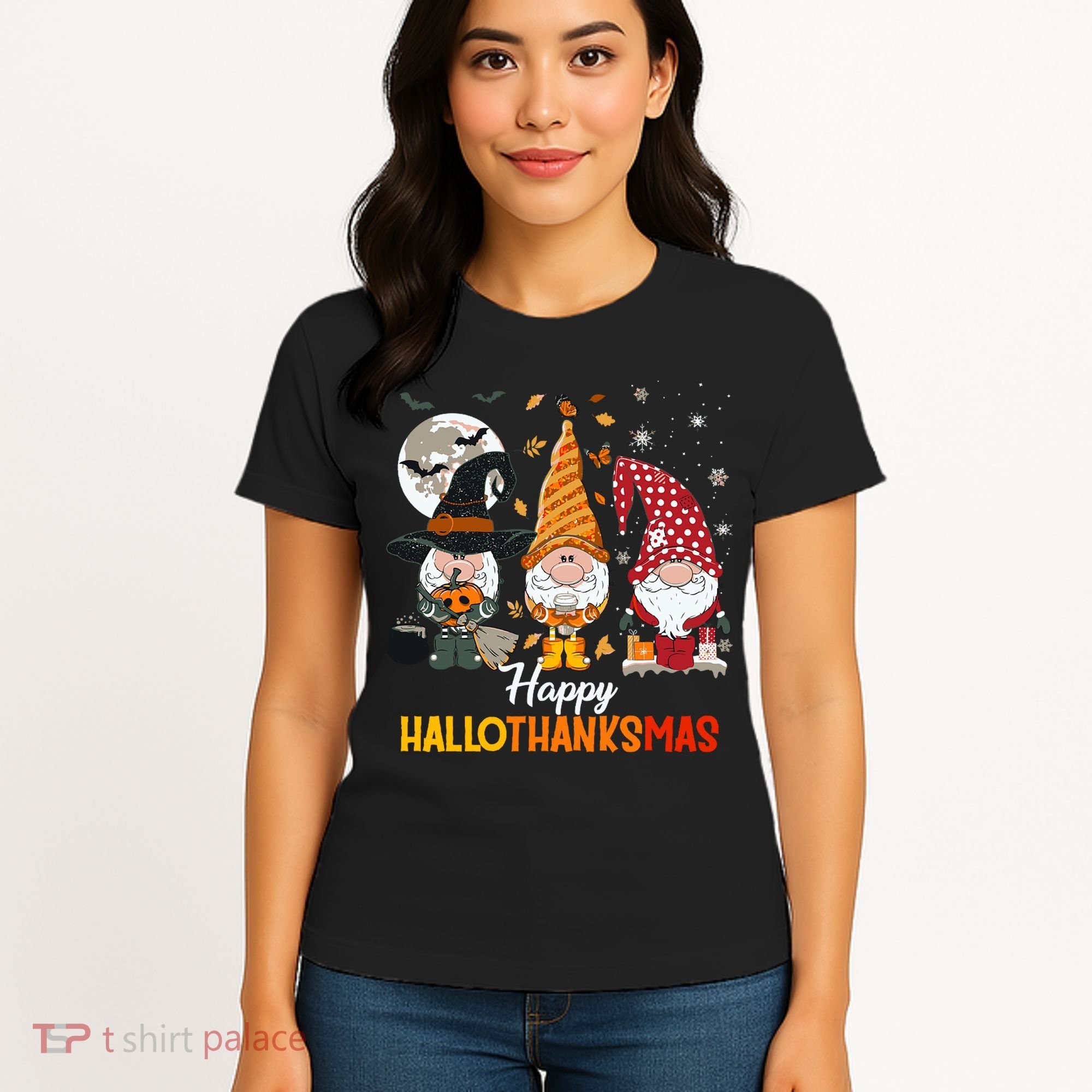 Happy Hallothanksmas Ghomes Women's T-Shirt
