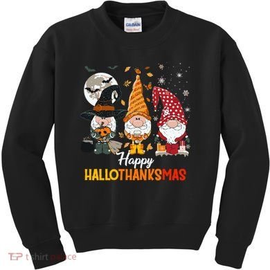 Happy Hallothanksmas Ghomes Kids Sweatshirt