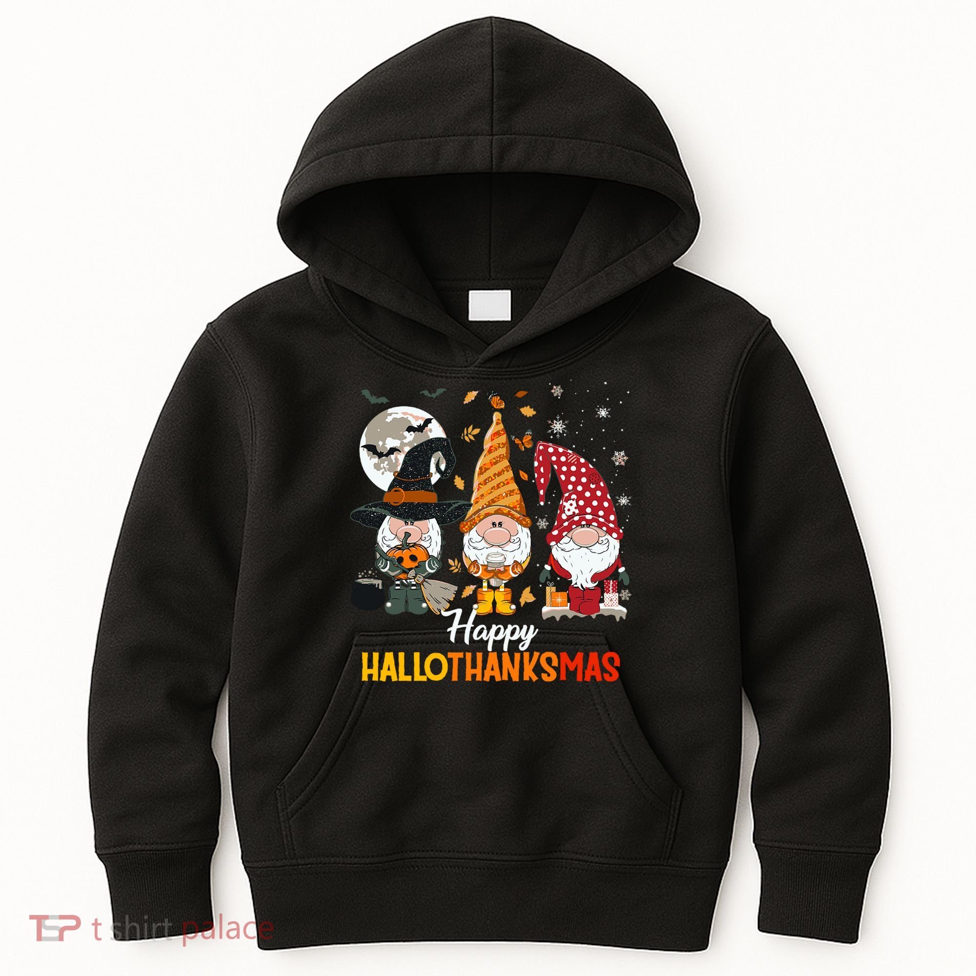 Happy Hallothanksmas Ghomes Kids Hoodie