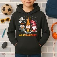Happy Hallothanksmas Ghomes Kids Hoodie thumb 2